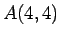 $A(4,4)$