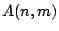 $A(n,m)$