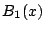 $B_1(x)$