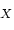 $\!_{X}$