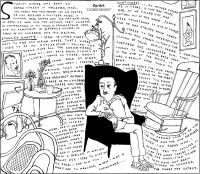 Stanley Kunitz op/ed picture--a cluttered scene that's hard for 2D collision detection http://www.provincetowngov.org/Kunitz.htm