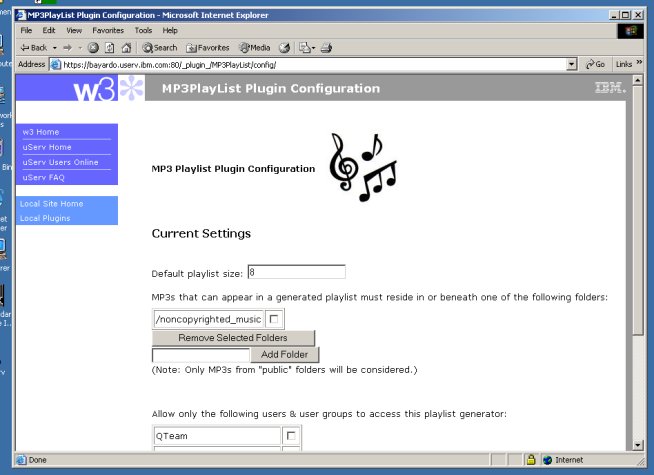 MP3PlayList Plugin