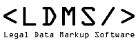 LDMS - Legal Data Markup Software