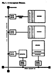 A diagram of a two-segment Ethernet