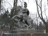 Statue near Castle on the Water