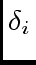 $ \delta_i$