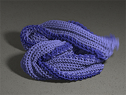 Yarn-level knitted cloth