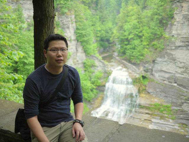 Photo taken by Lucifer Falls in Robert H. Treman State Park, Ithaca, NY.