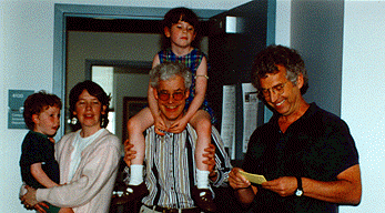 Nick & family at farewell gathering