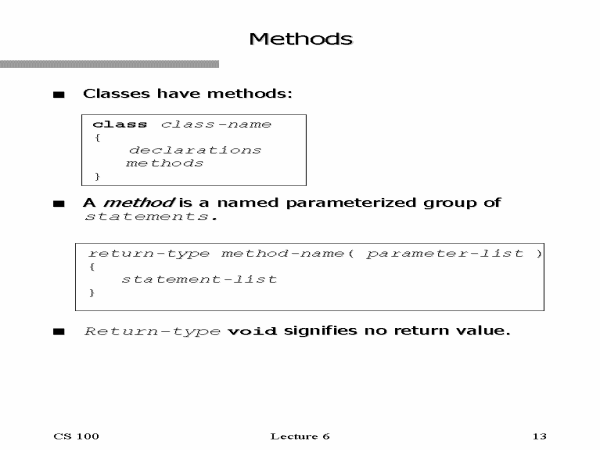 Methods