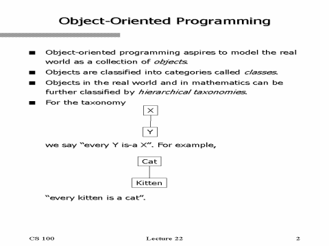 Object-Oriented Programming