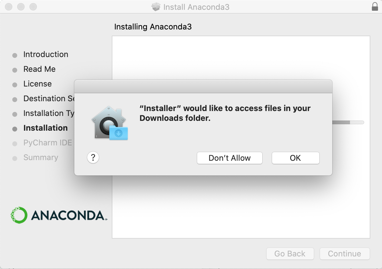 Python Anaconda Install Mac