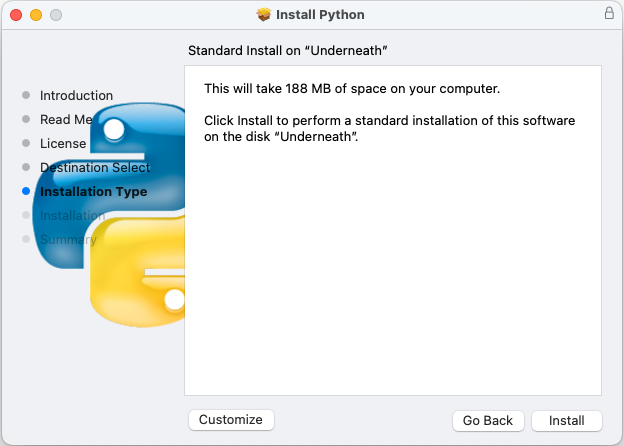 macOS install