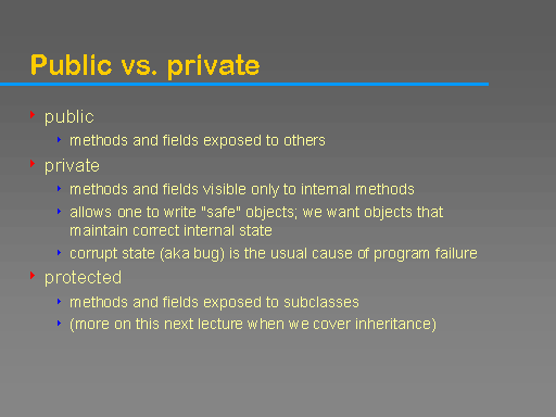 Public vs. private