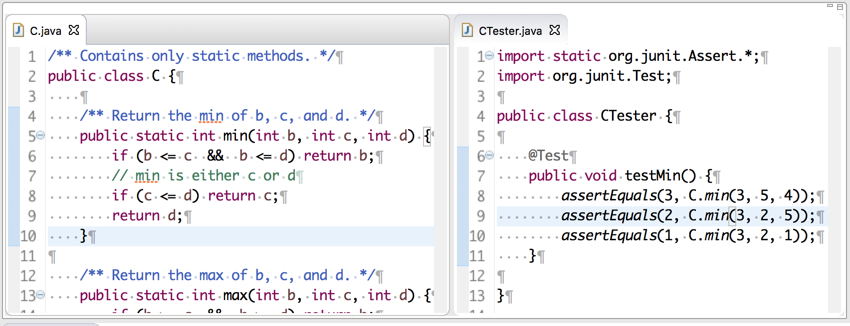 Junit testing