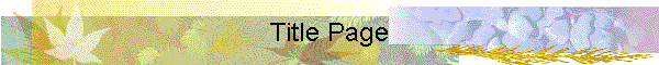 Title Page