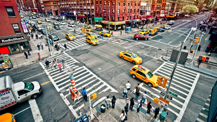 Could a busy intersection be made intelligent?