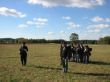 Union forces on Cemetary Ridge