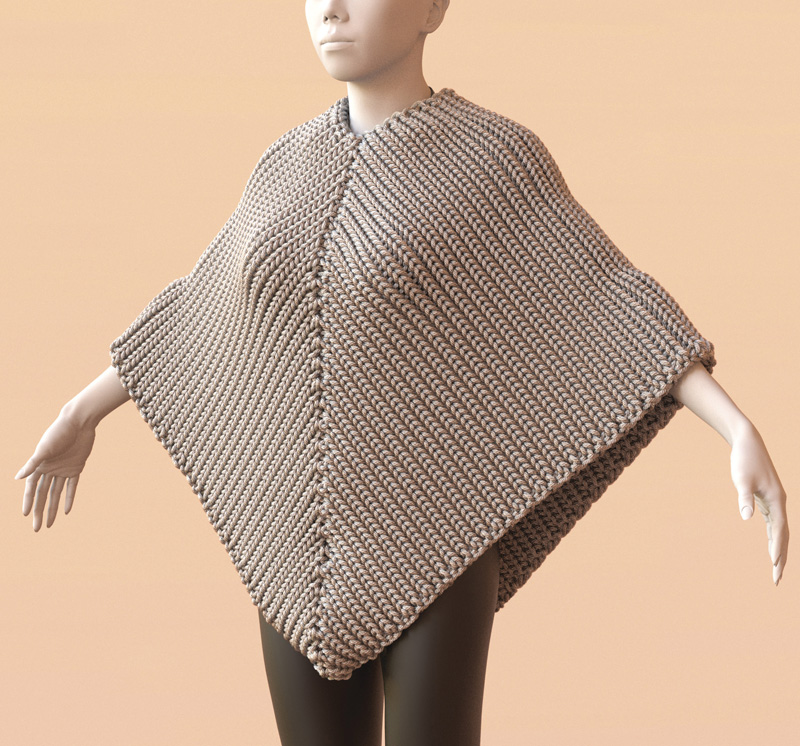 Stitch Meshes for Modeling Knitted Clothing with Yarn-level Detail