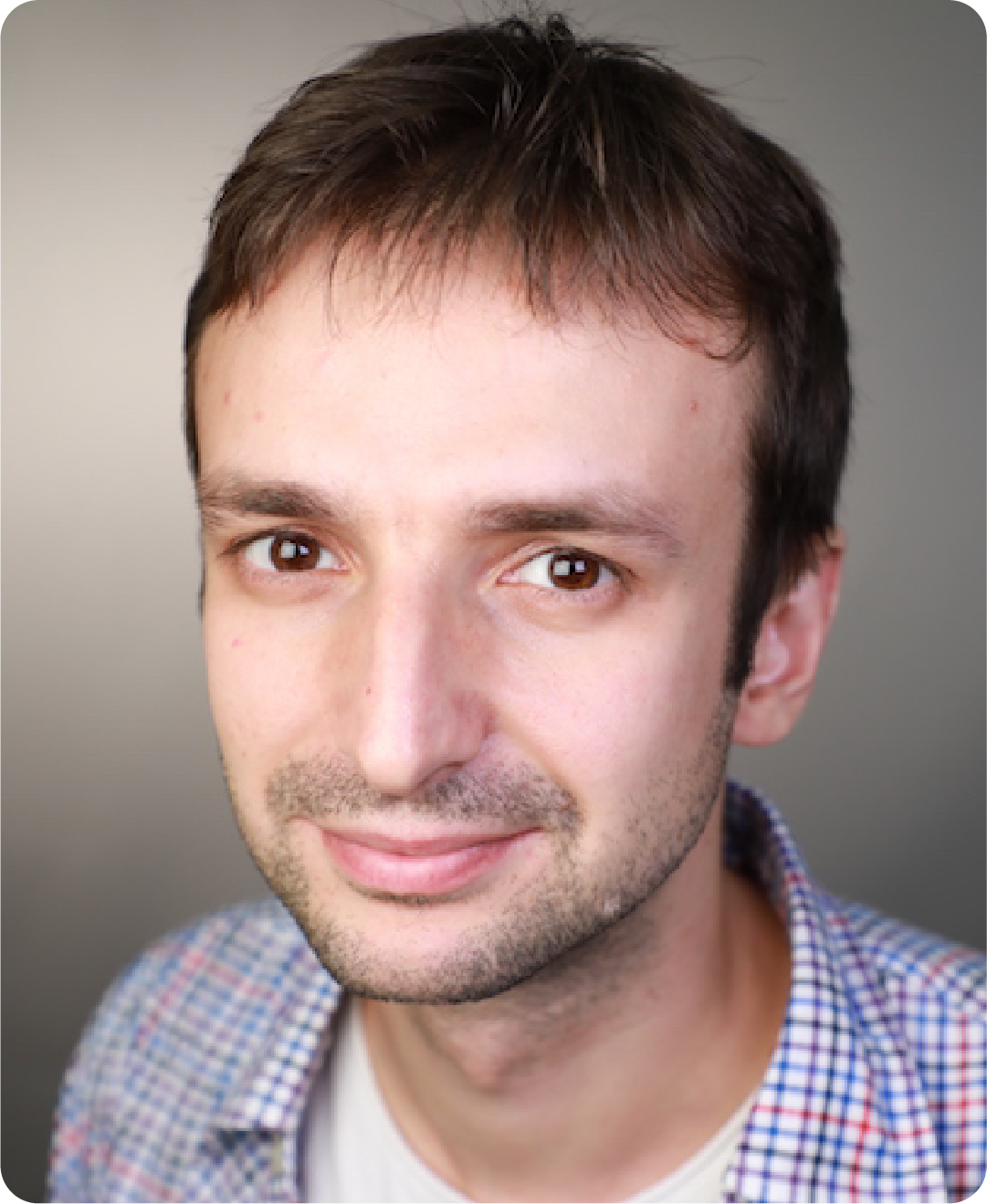 A color photo of a man.