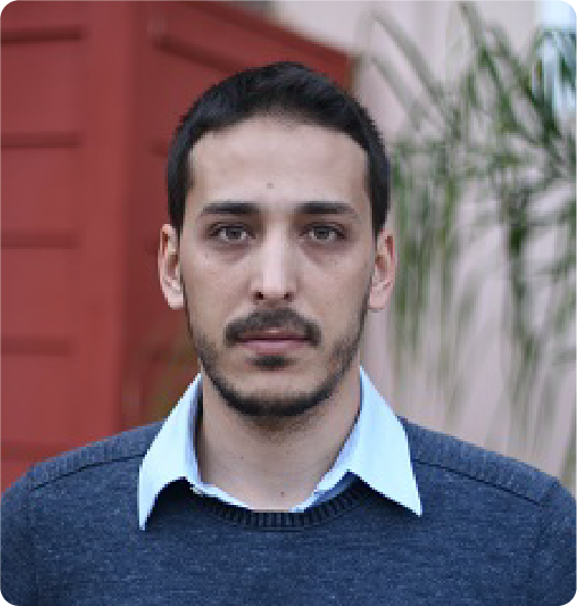 A color photo of a man.
