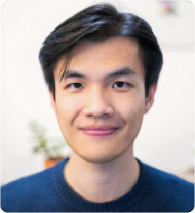 A color photo of a man.