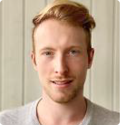 A color photo of a man