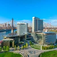 A color photo of the Cornell Tech campus