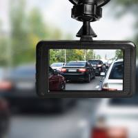 mounted Dashboard camera with vehicle on it