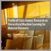 Profile of Carla Gomes' Research on Hierarchical Machine Learning for Material Discovery