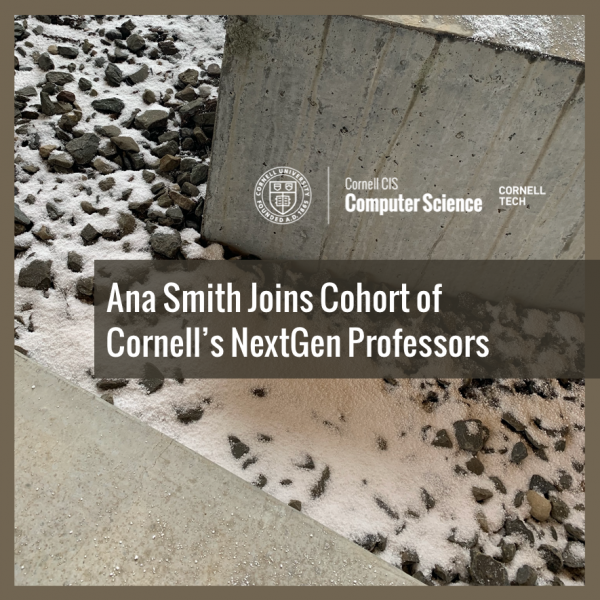 Ana Smith Joins Cohort of Cornell’s NextGen Professors