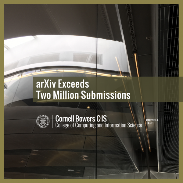 arXiv Exceeds Two Million Submissions You are here