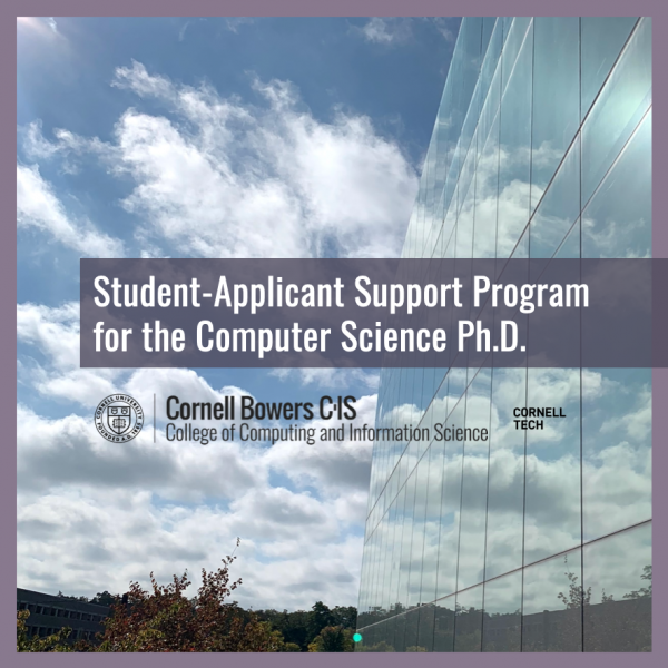 Student-Applicant Support Program for the Computer Science Ph.D.