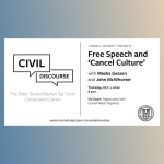 Civil Discourse: Free Speech and 'Cancel Culture' with Masha Gessen and John McWhorter