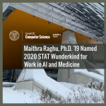 Maithra Raghu, Ph.D. '19 Named 2020 STAT Wunderkind for Work in AI and Medicine