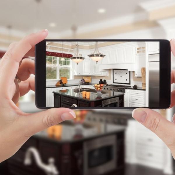 Taking photo of room