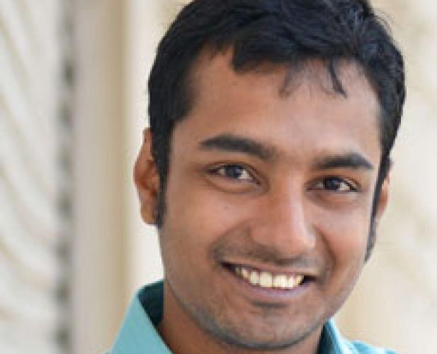 Color portrait of Jayadev Acharya