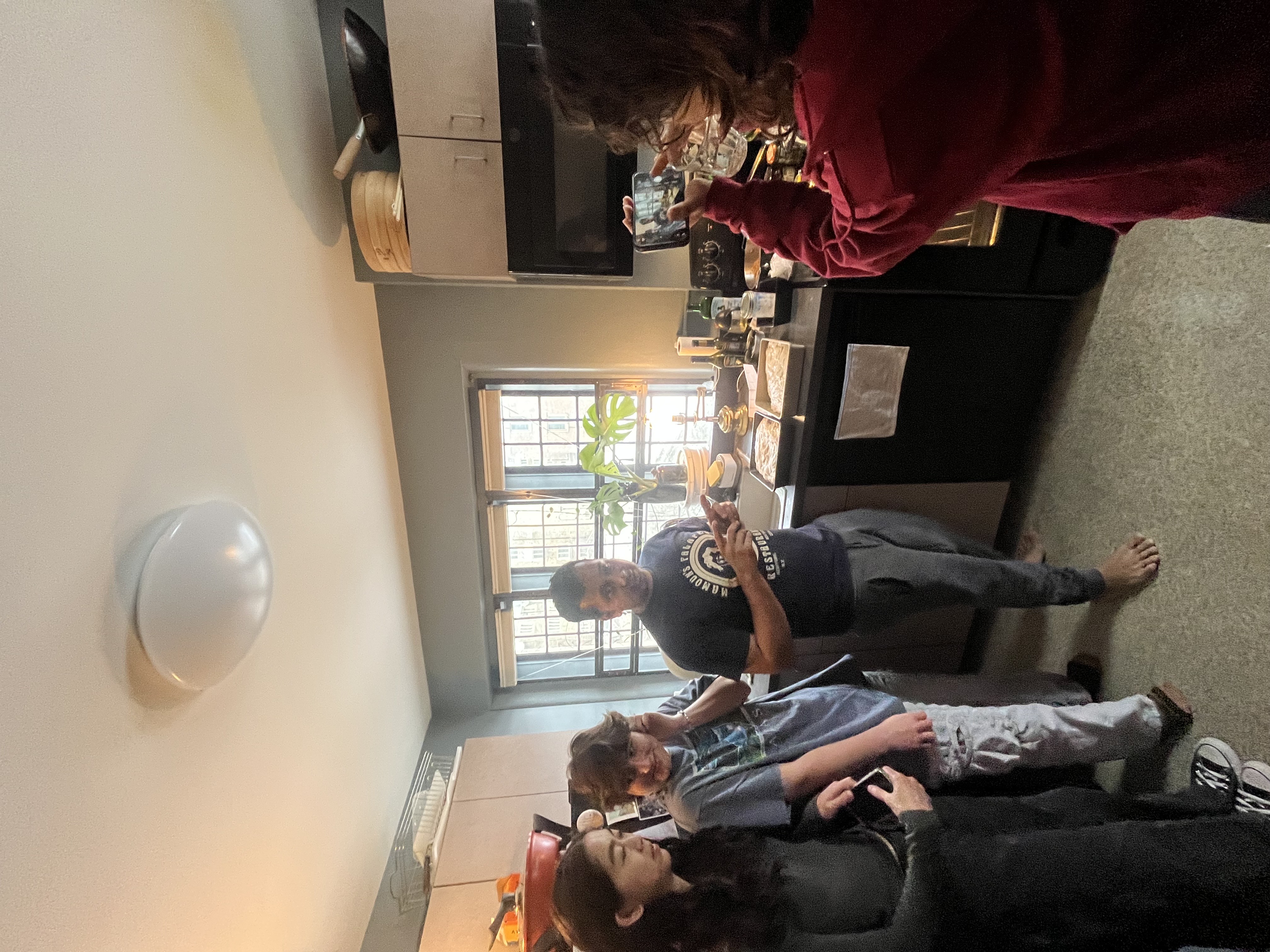 Students with their teacher