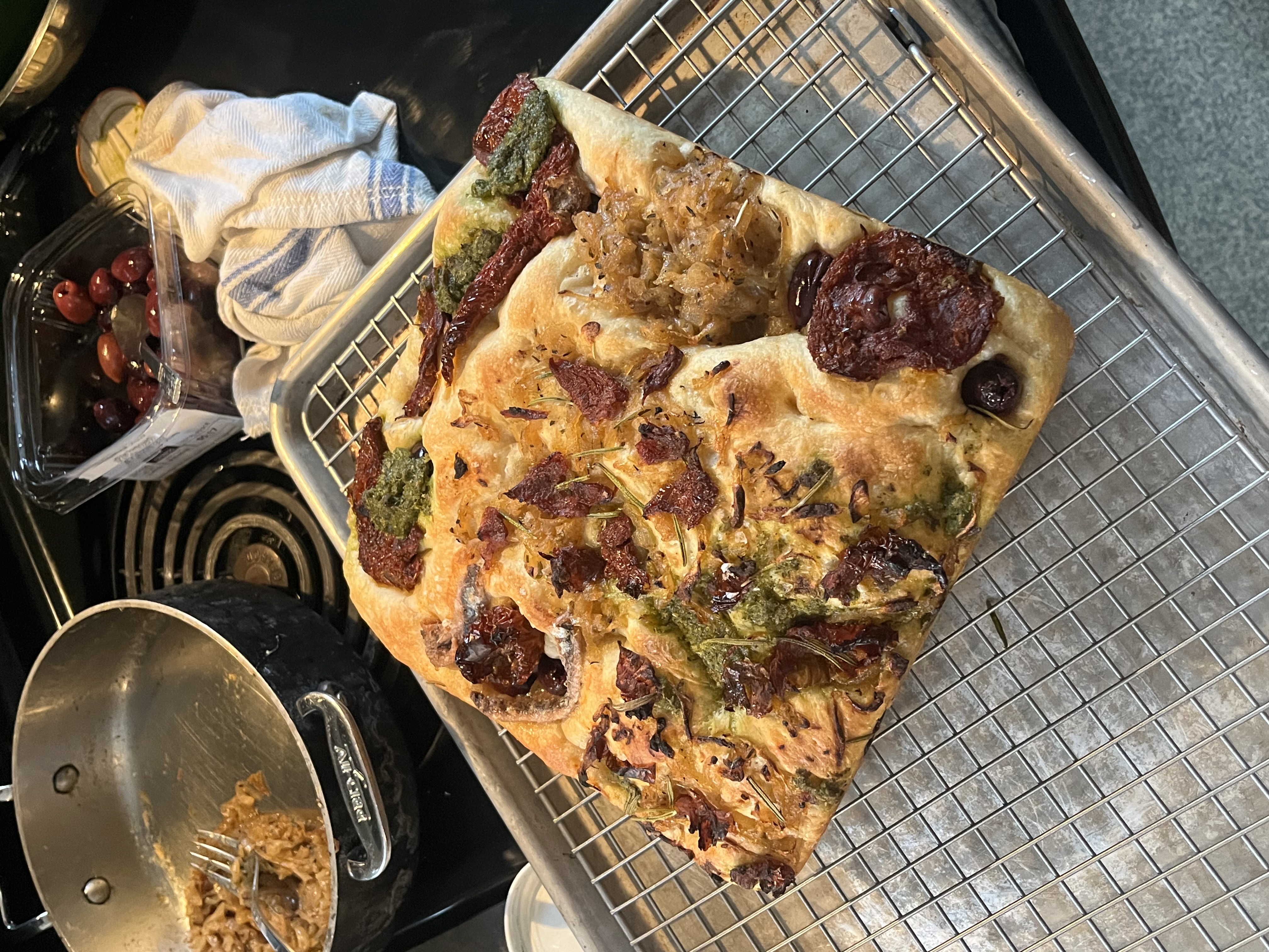 A freshly baked loaf