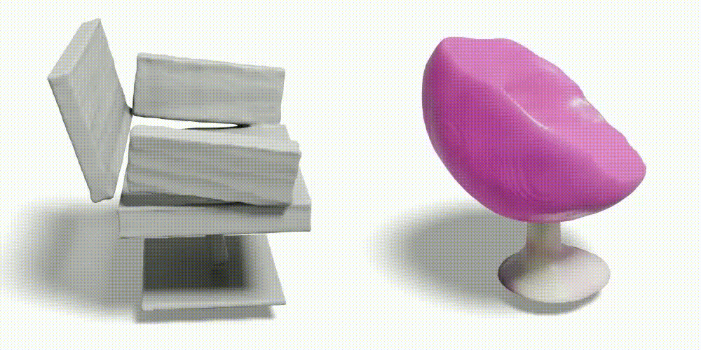Spice-E: Structural Priors in 3D Diffusion using Cross-Entity Attention teaser