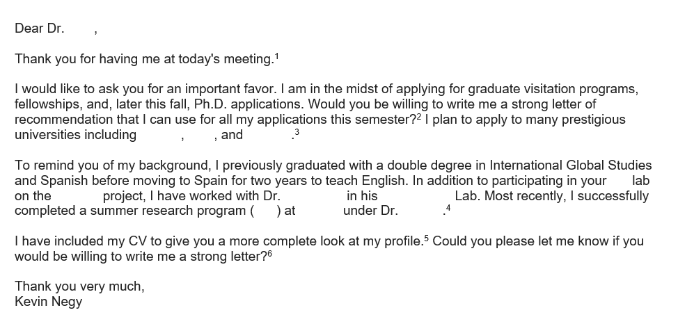 how to write email to professor for postgraduate research